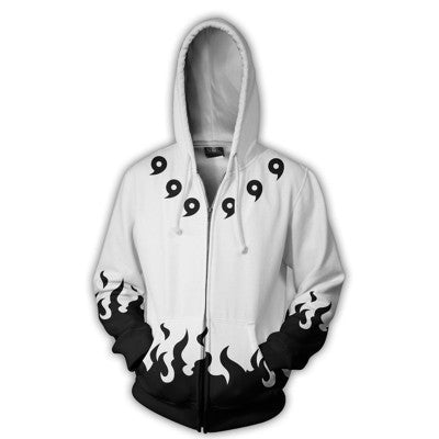 Naruto Akatsuki 3D printed-zip hoodie jacket coat