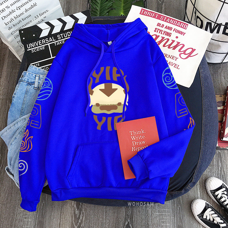 Avatar: The Last Airbender Couple Plus Size Plus Size Couple Loose Hoodie anime hoodie