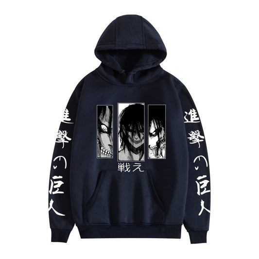 Attack on Titan peripheral European size hot-selling printed pullover for men and women