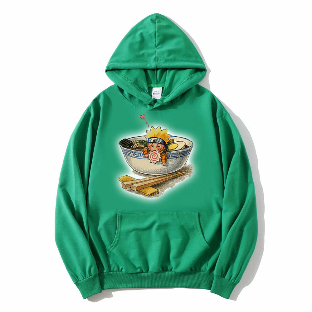 Cross-border hot sale personalized custom Naruto Naruto men and women loose hooded sports sweater wholesale