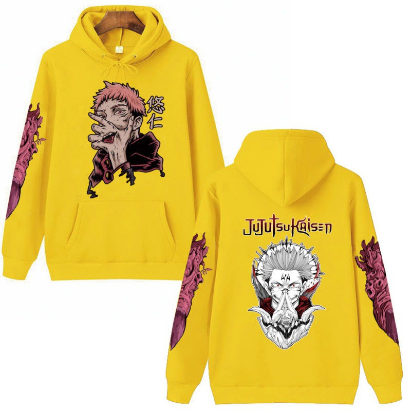 Jujutsu Kaisen Unisex Anime Hoodie Truien Tops Lange Mouwen Hip Hop Streetwear