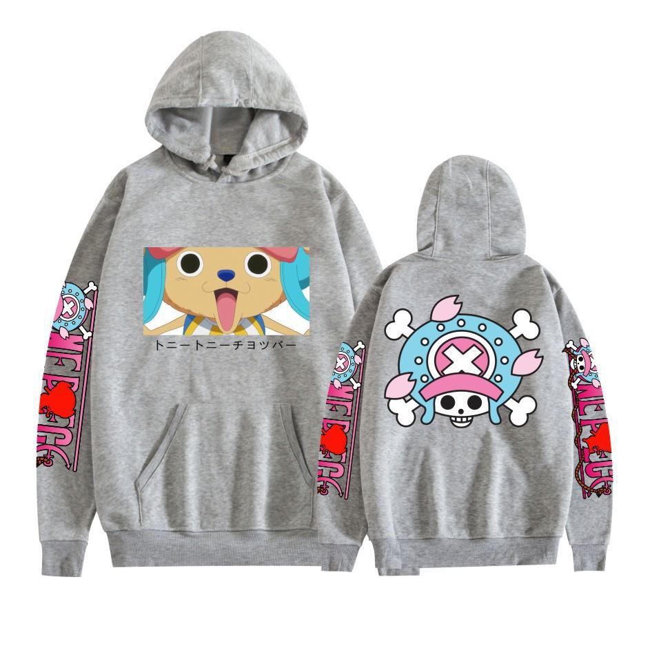 Japanese anime One Piece Straw Hats peripheral series anime fashion casual hooded sweatshirt