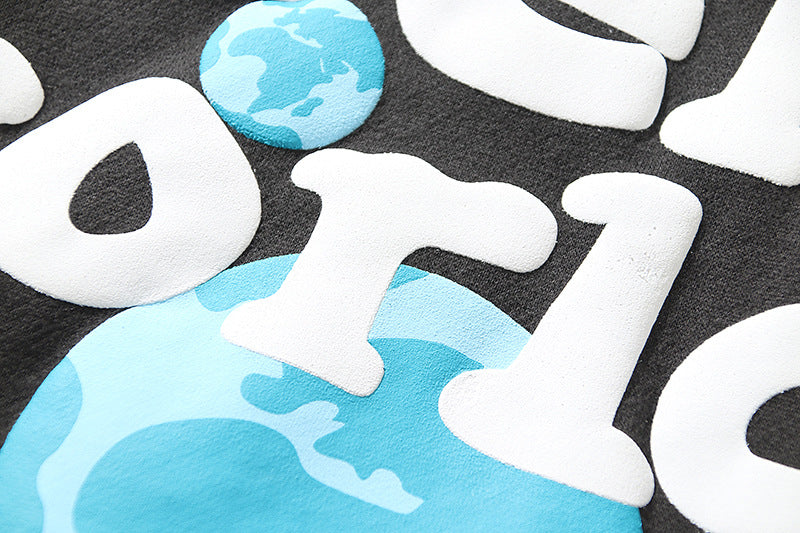 American style high street niche trendy brand hooded sweater CPFM foam sweater retro letters street men's and women's hoodies wholesale