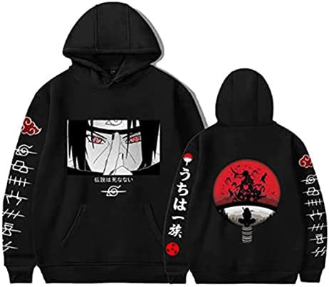 Large size men and women couple sweater trendy hooded hoodie anime hoodie