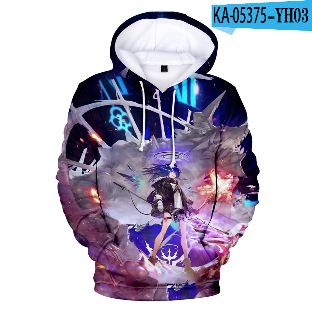 2021 Amazon Cross-Border Solo Leveling Online Novel 3D Printed Loose Hooded Sweatshirt for Men and Women