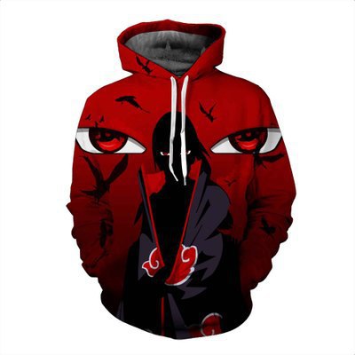 Naruto Akatsuki 3D printed-zip hoodie jacket coat