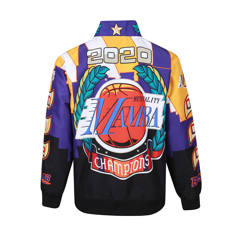 Digital printing factory specializes in digital printing jacket production. Cross-border design styles are welcome to send pictures and quotes.