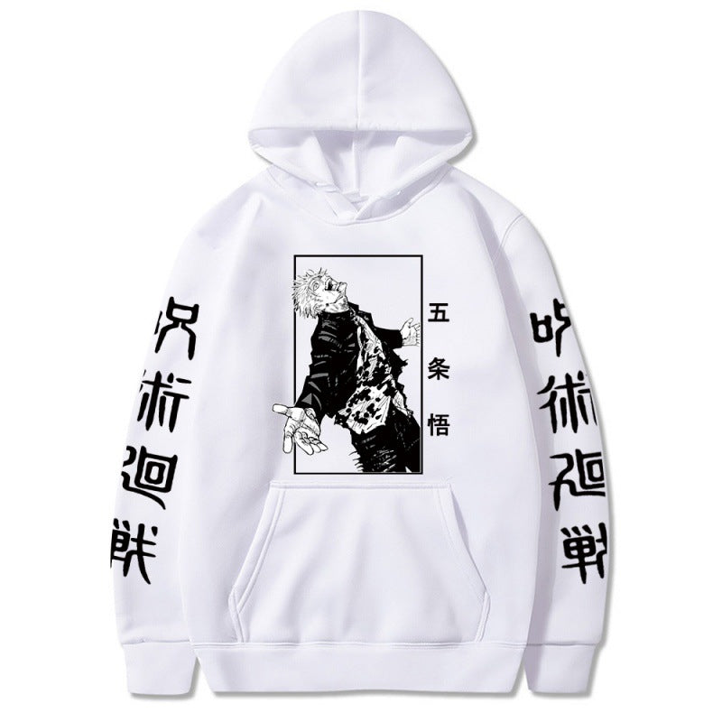2021 Japanse Anime Hoodies Jujutsu Kaisen Satoru Gojo Grafische Hoodie Sweatshirts Mannelijke