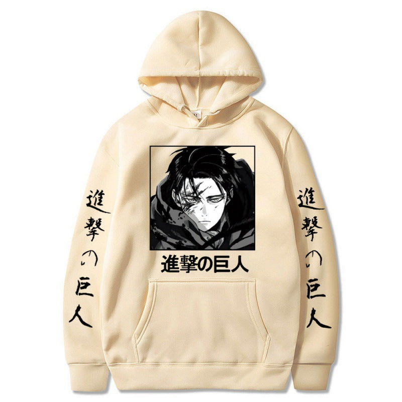 Attack on Titan plus velvet plus size couple hoodie cross-border hooded sweatshirt anime hoodie