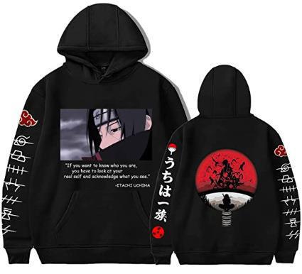 Large size men and women couple sweater trendy hooded hoodie anime hoodie