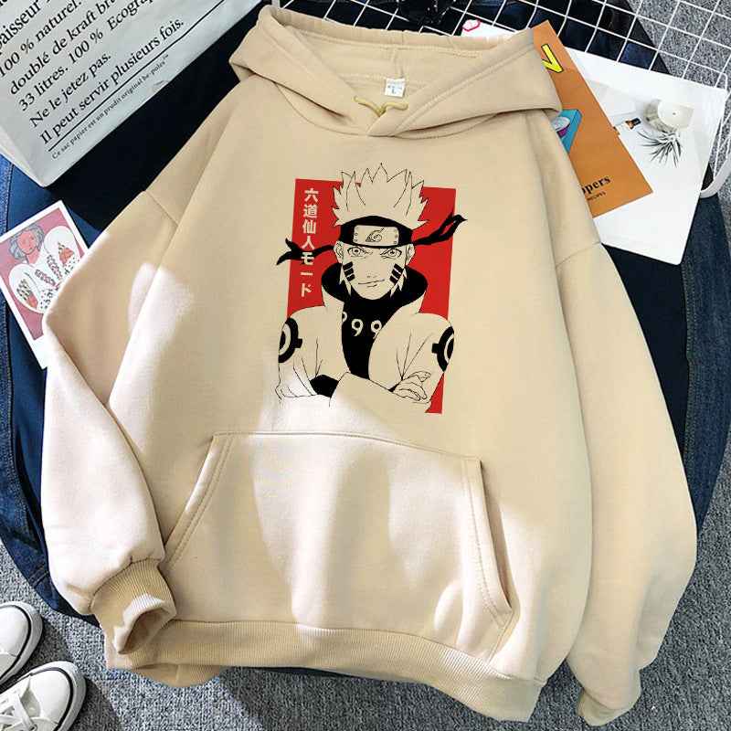 2021 new product Riman Naruto surrounding autumn and winter casual loose hooded sweater for men and women