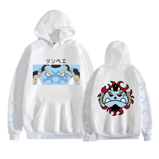One Piece peripheral printed pullover sweatshirt for men and women