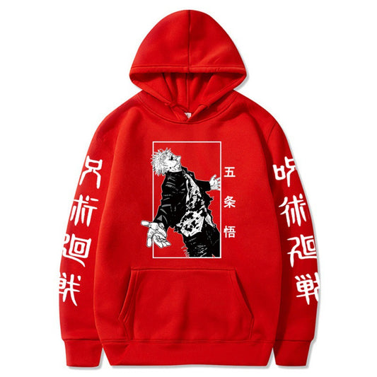 2021 Japanse Anime Hoodies Jujutsu Kaisen Satoru Gojo Grafische Hoodie Sweatshirts Mannelijke
