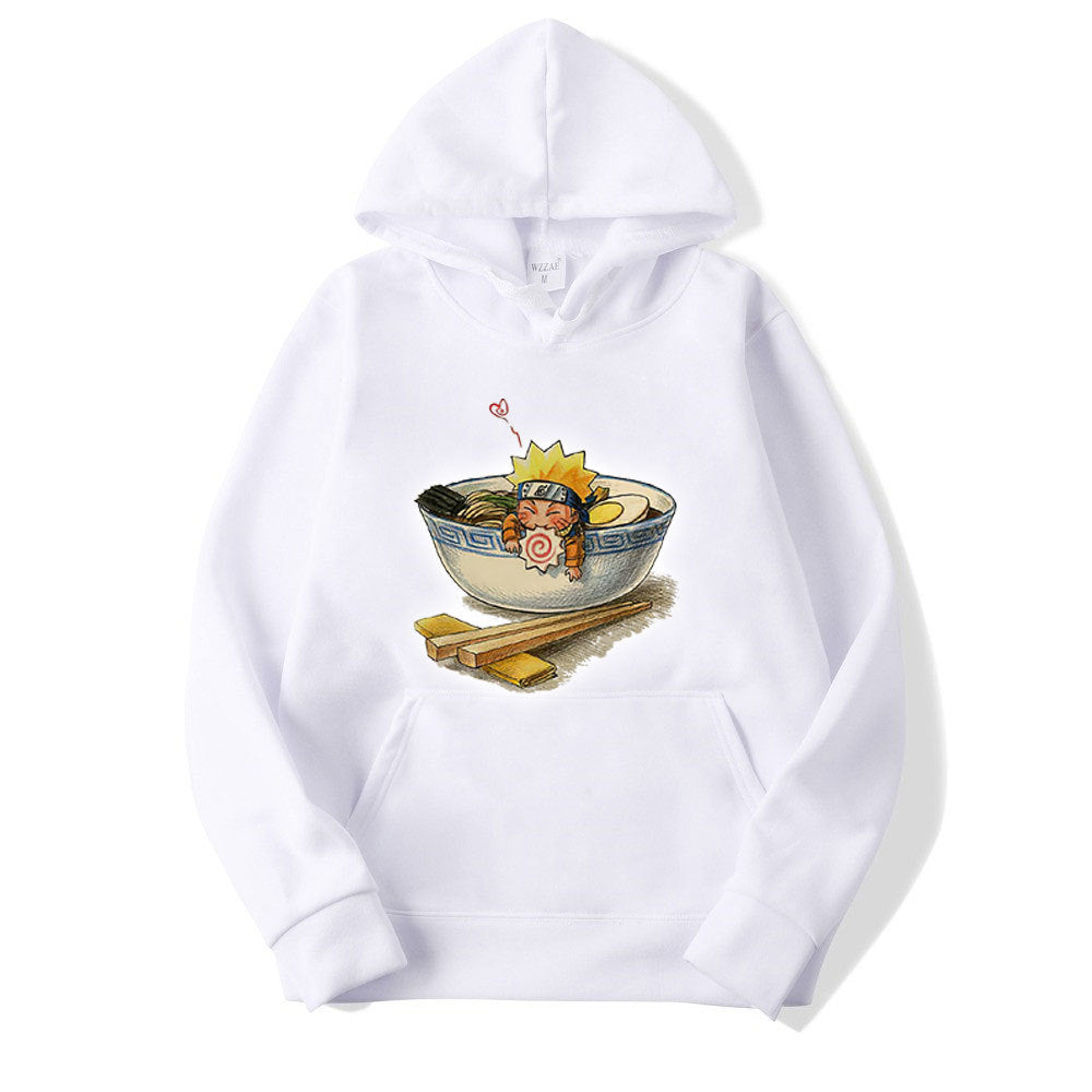 Cross-border hot sale personalized custom Naruto Naruto men and women loose hooded sports sweater wholesale