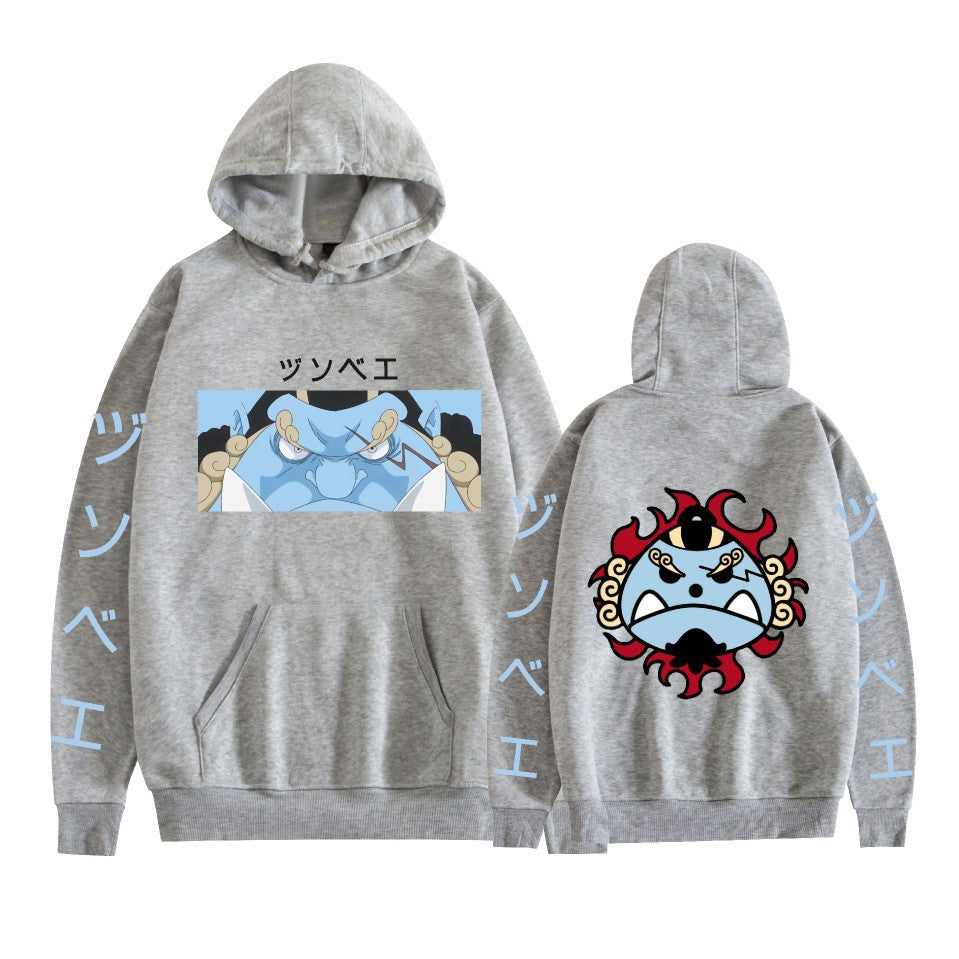 One Piece peripheral printed pullover sweatshirt for men and women