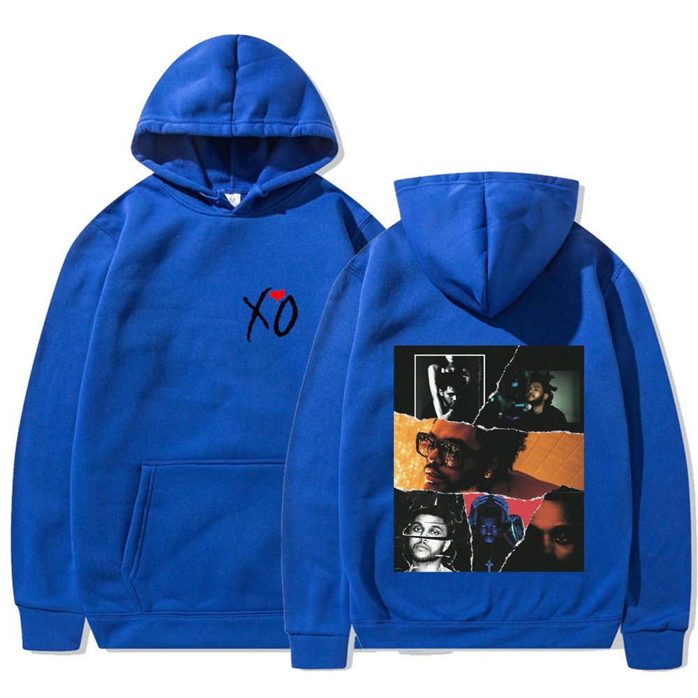 Retro The Weeknd Graphic Hoody After Print Hoodie Fashion Casual Sweatshirt