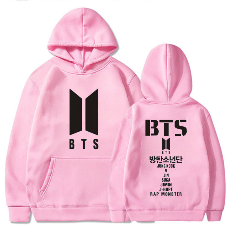 Adult Street Style Hoodie BTS Sweater Women's Youth League Surrounding Cheerleaders Hedging Casual Women's Sweater Sweater