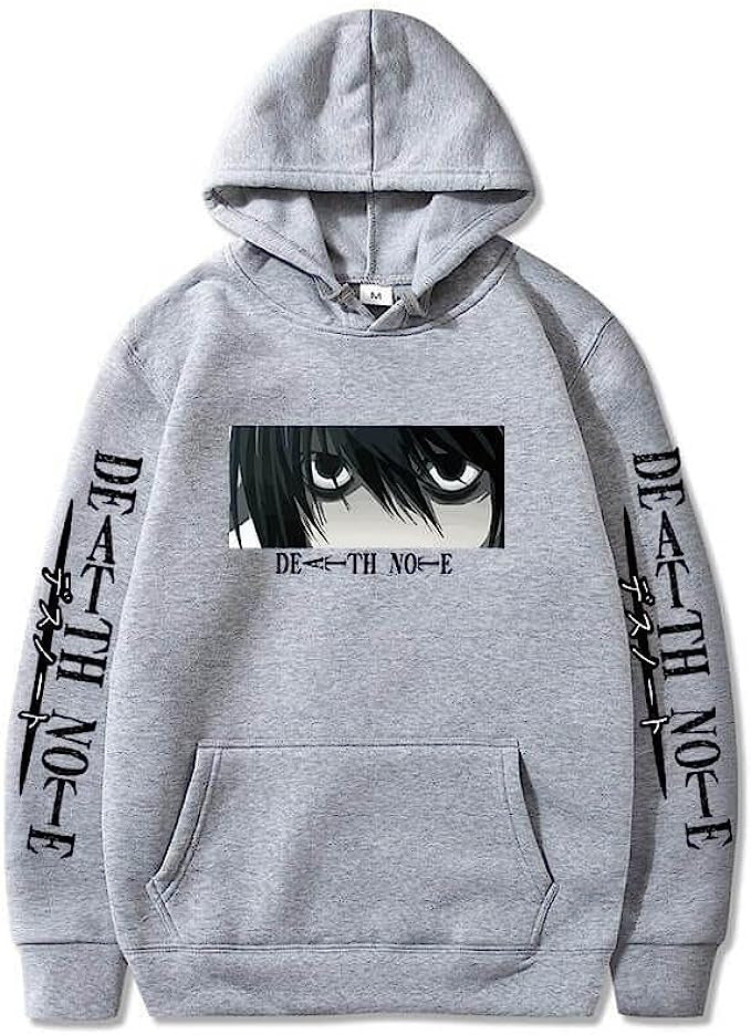 Large size men and women couple sweater trendy hooded hoodie anime hoodie