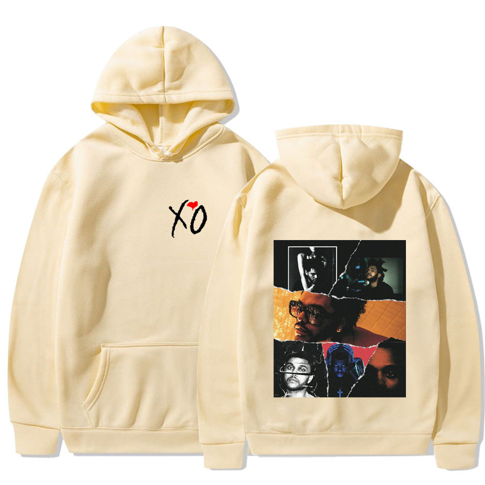 Retro The Weeknd Graphic Hoody After Print Hoodie Fashion Casual Sweatshirt