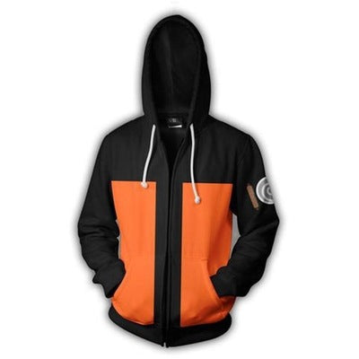 Naruto Akatsuki 3D printed-zip hoodie jacket coat
