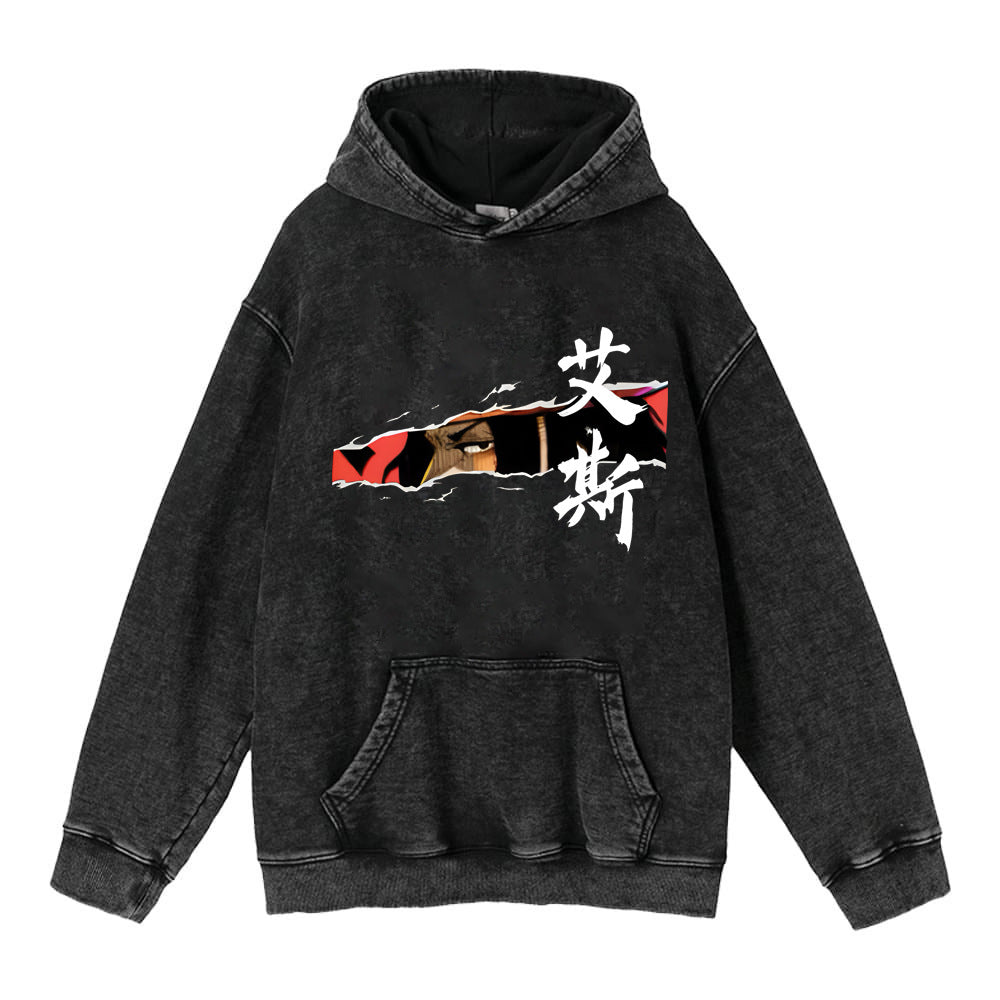 Luffy Zoro anime street retro cotton sweatshirt street fashion hooded sweatshirt