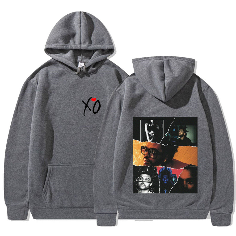 Retro The Weeknd Graphic Hoody After Print Hoodie Fashion Casual Sweatshirt