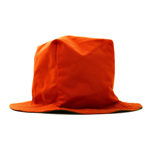 THE モンゴリアンチョップス バケットハット リバーシブル F オレンジ カーキ コットン PENTAGONAL HAT