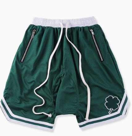 Fitness International Sports Shorts Men's Shorts Mid Pants 5/5 Speed Drying Stretch Squat Breathable Hip Hop High Street Trendy Brand Large Size