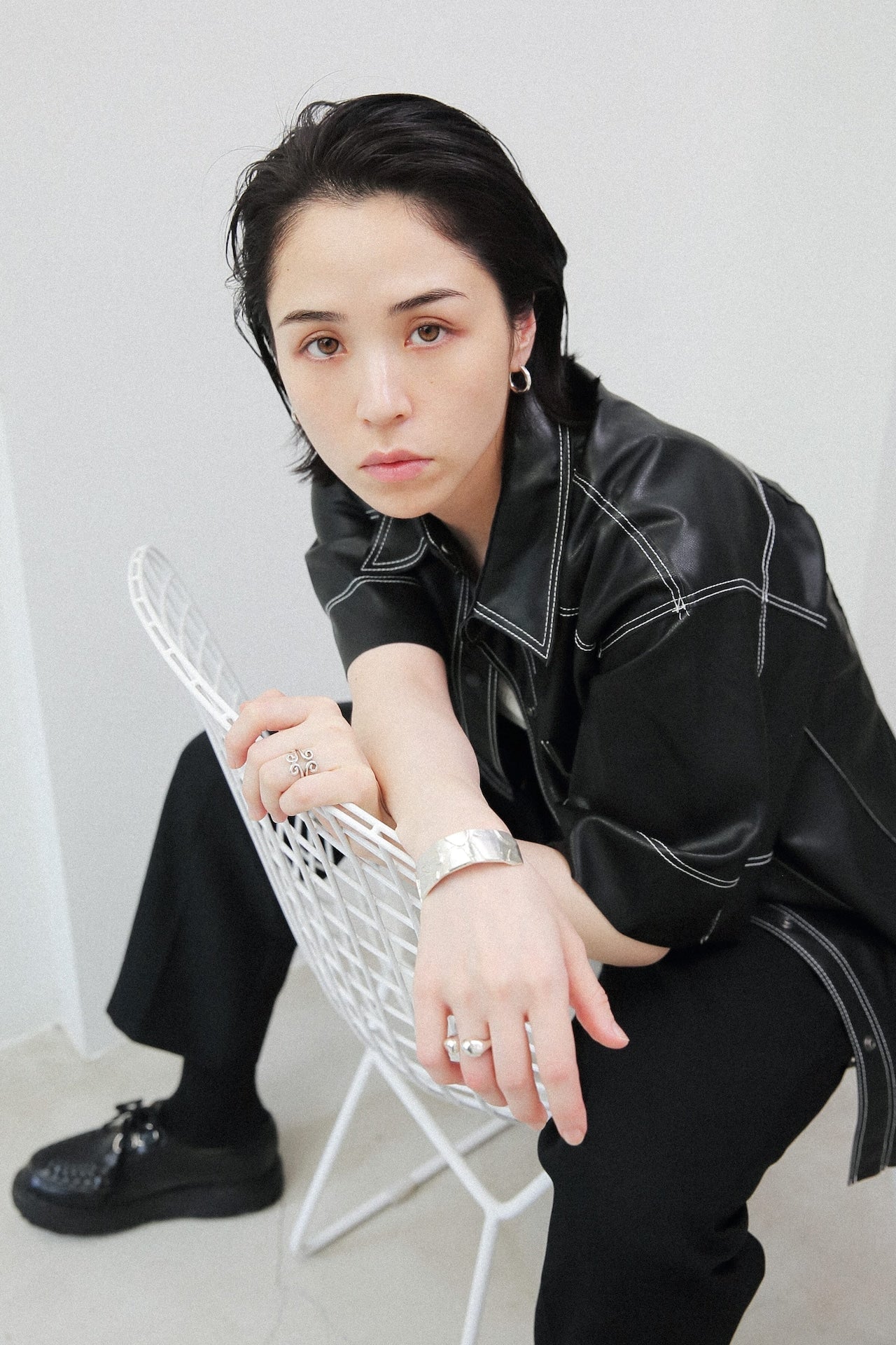 シルバー925 フープピアス | 22-E-019