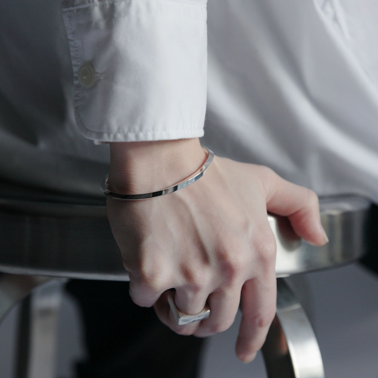 シルバー925 バングル｜幅3mm｜21-B-005